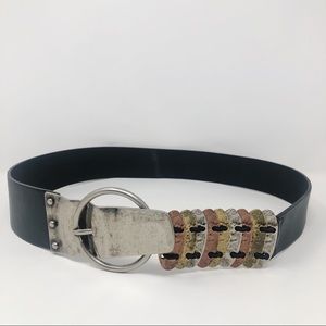 Chicos Metal Hook Boho Belt  Waist M/L